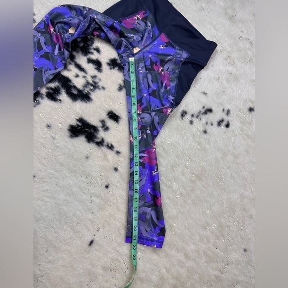 Patagonia Purple Pink Activewear Stretch Yoga Gym Capri Leggings Size Small - Picture 8 of 9